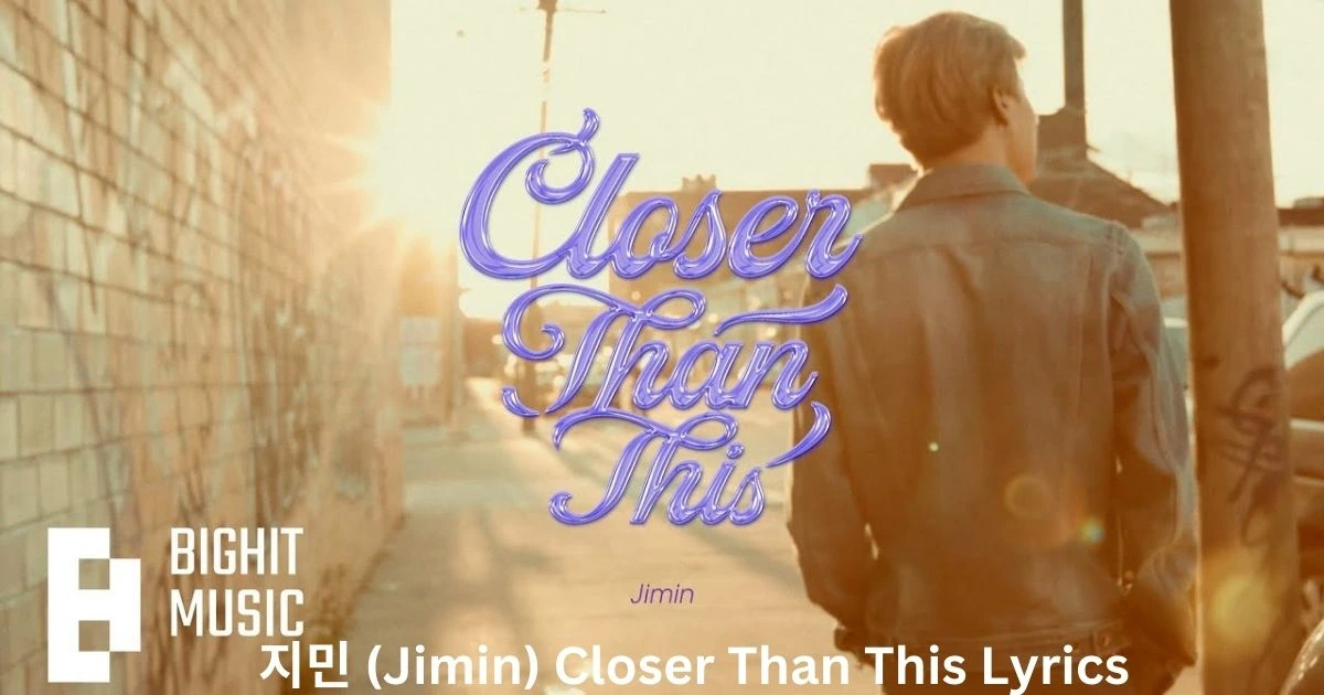 지민 (Jimin) Closer Than This Lyrics