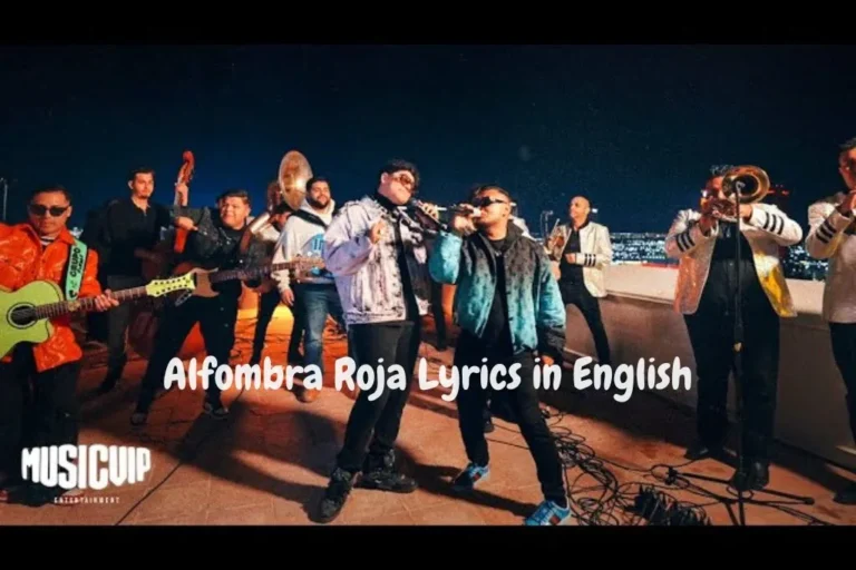 José Torres - Alfombra Roja Lyrics in English