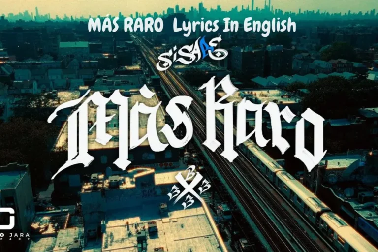 MÁS RARO Lyrics In English