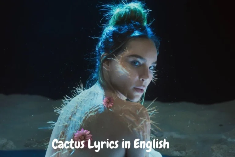 Cactus Lyrics in English