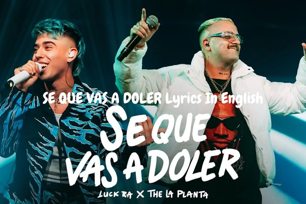 SE QUE VAS A DOLER Lyrics In English